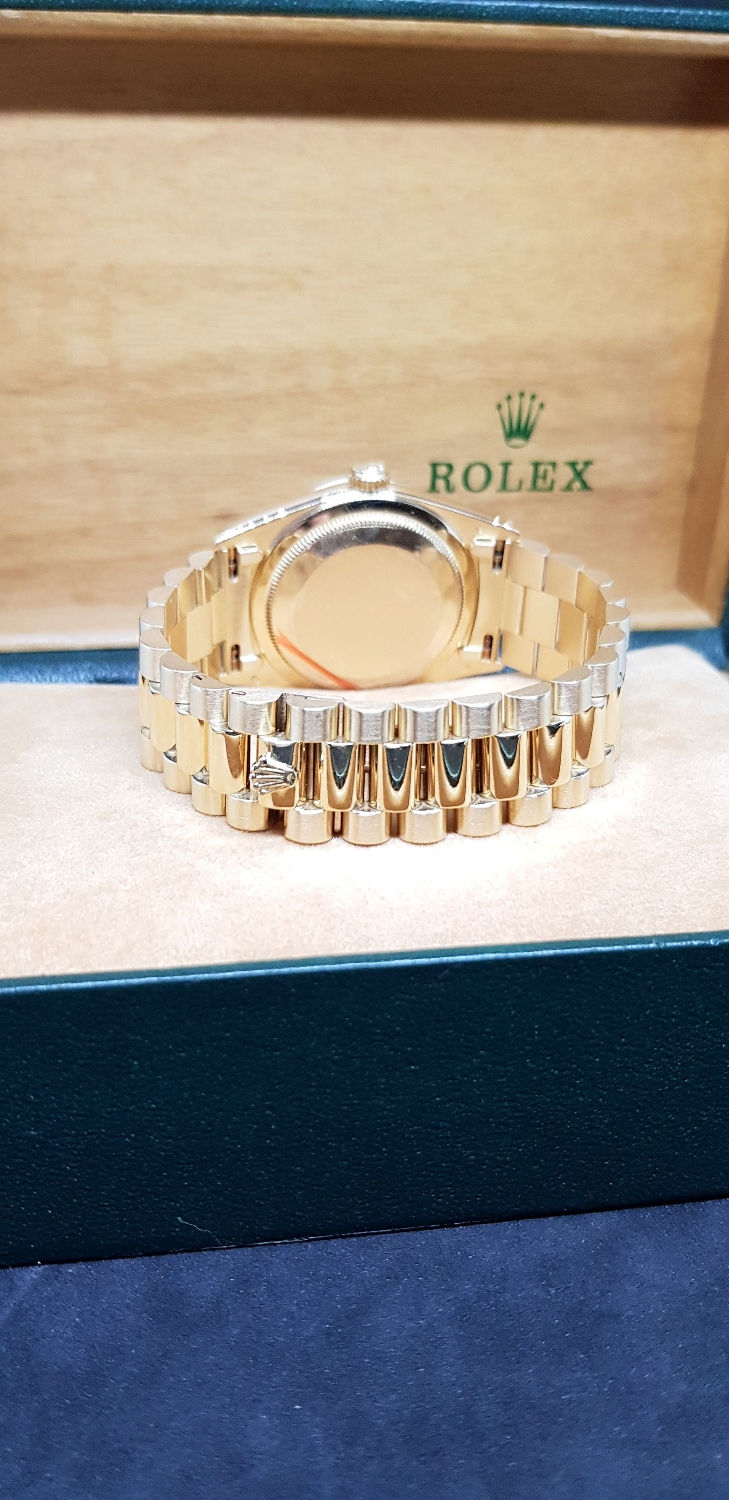 Thumbnail: Rolex 18K Solid Yellow Gold Diamonds Day-Date REF: 18238