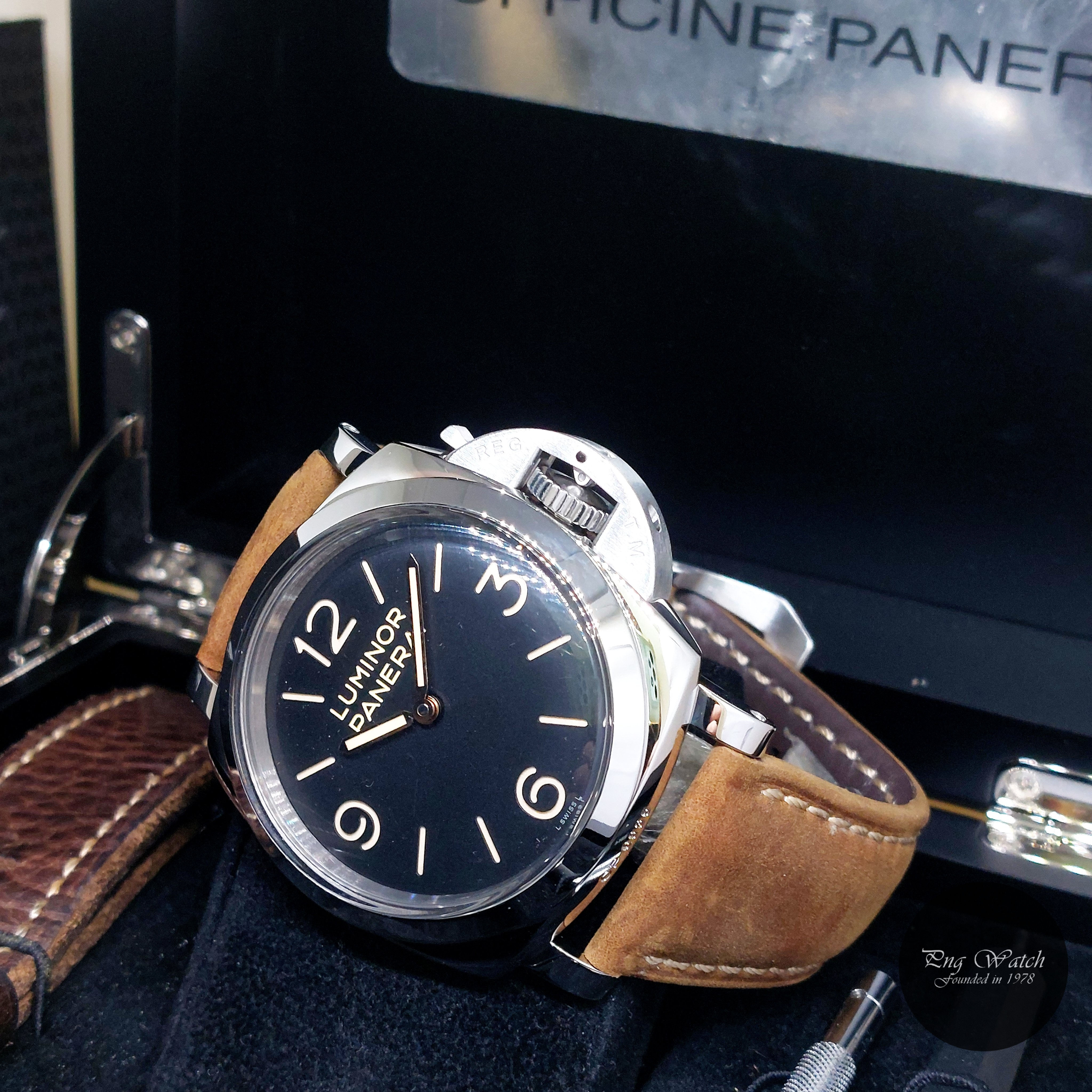 Panerai Luminor 47mm Black Dial 1950 3 Days PAM372 PAM00372 (Full Set-2017)