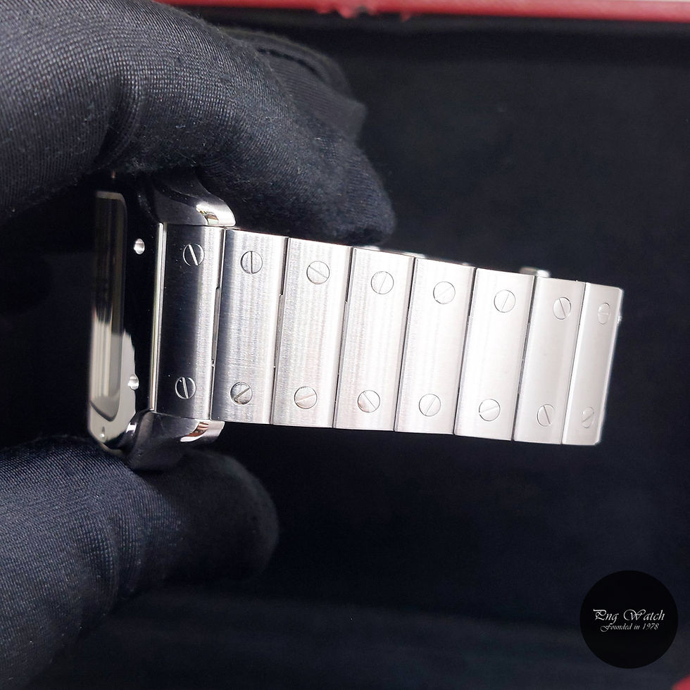Thumbnail: Cartier 39.8mm Silver Roman Dial Santos De Cartier Large REF: WSSA0009 (2019)