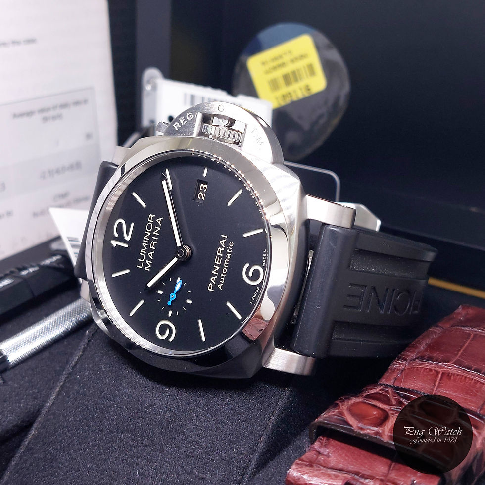 Thumbnail: Panerai 44mm Black Dial 1950 3 Days Auto Luminor Marina PAM1312 PAM01312 (2021)