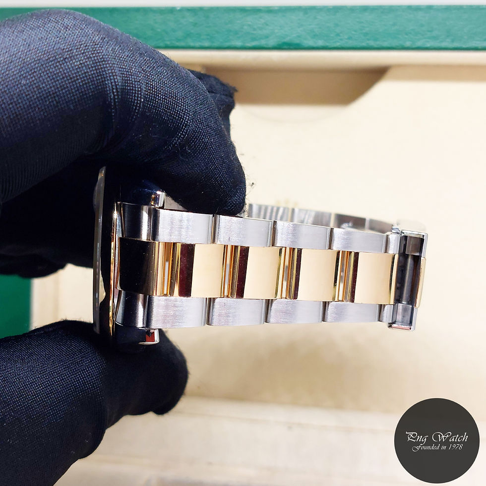 Thumbnail: Rolex 36mm 18K Half Yellow Gold Champagne Batons Dial Datejust REF: 116203 (V)