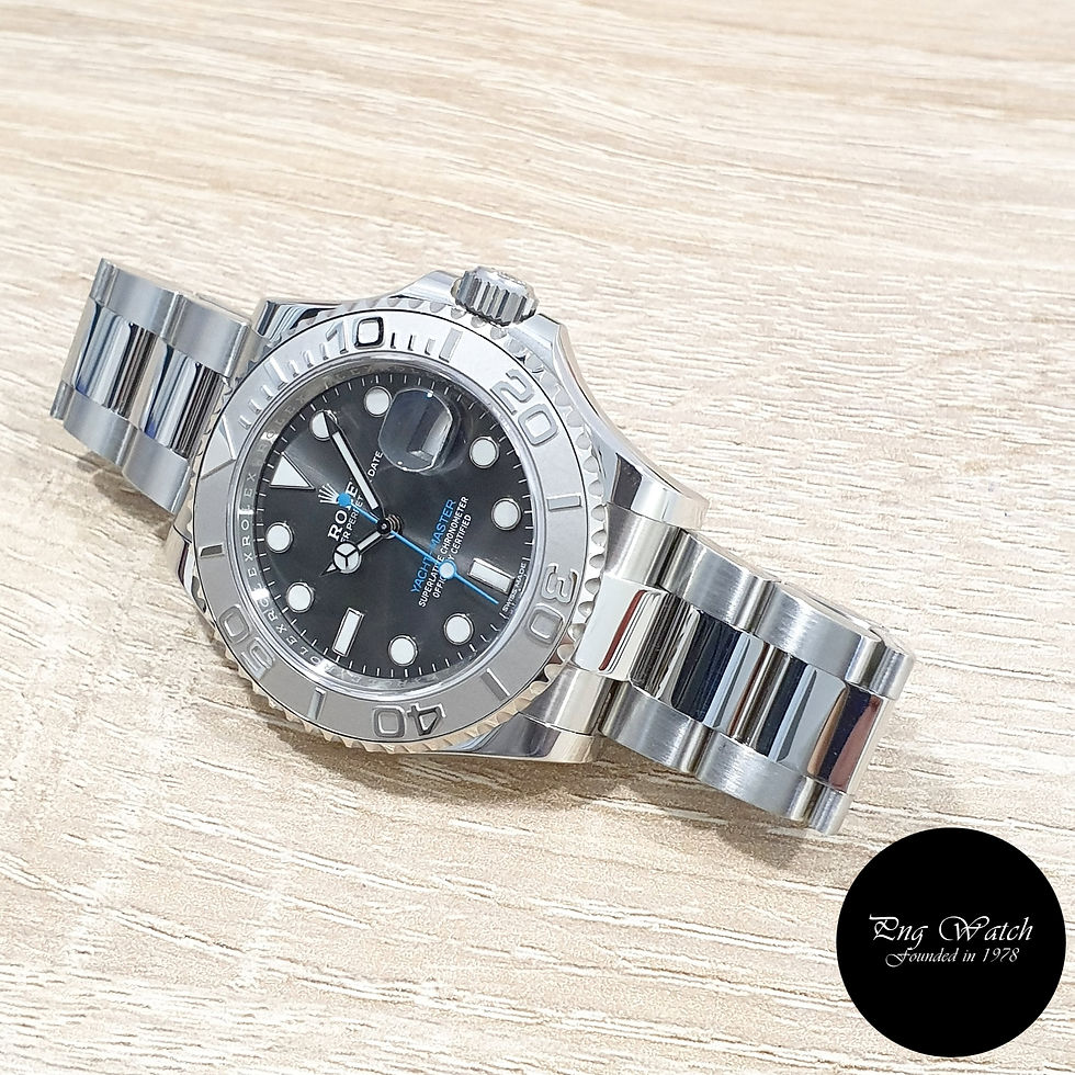 Rolex Oyster Perpetual 40mm Dark Rhodium Yachtmaster REF: 116622 (2019)(2)