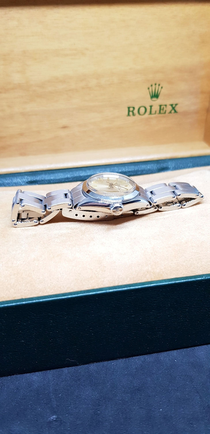 Thumbnail: Rolex Champagne Ladies Oyster Perpetual