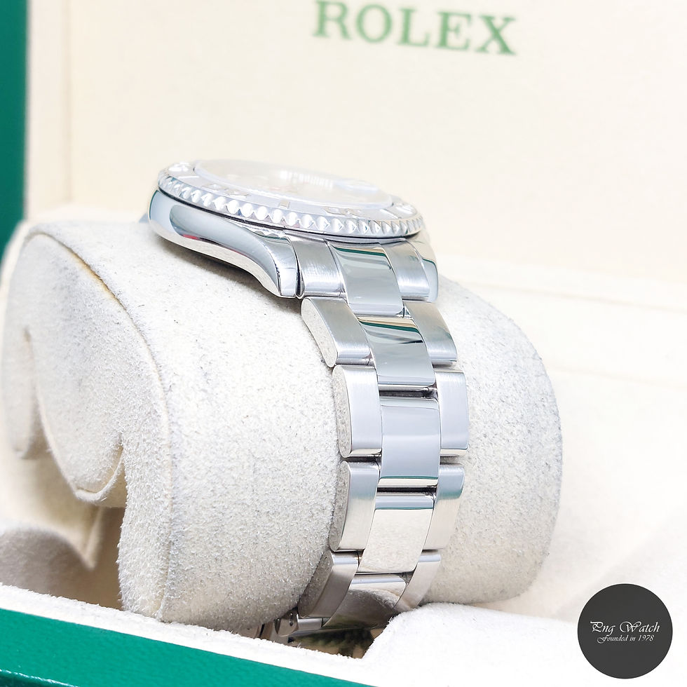 Thumbnail: Rolex 35mm Oyster Perpetual Platinum Dial Yachtmaster REF: 168622 (P Series)