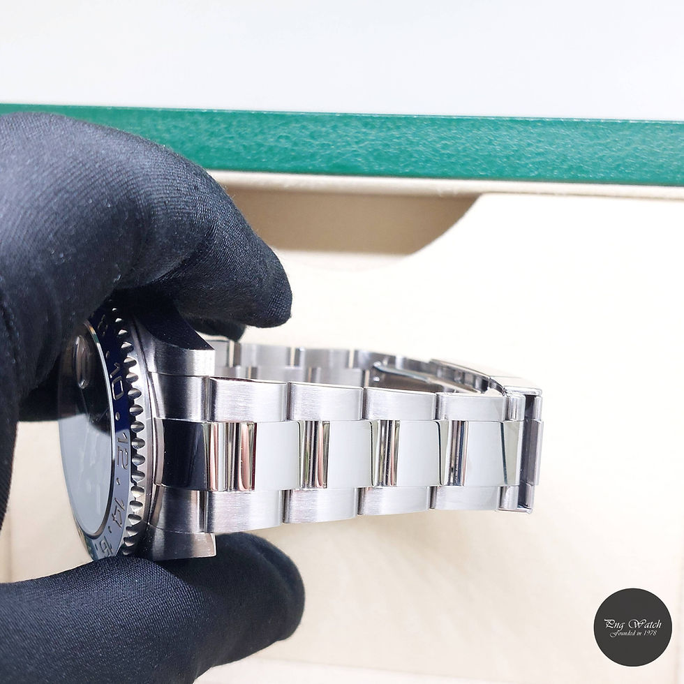 Thumbnail: Rolex 40mm Ceramic Bezel Black Dial "BATMAN" GMT Master 2 REF: 116710BLNR (19)