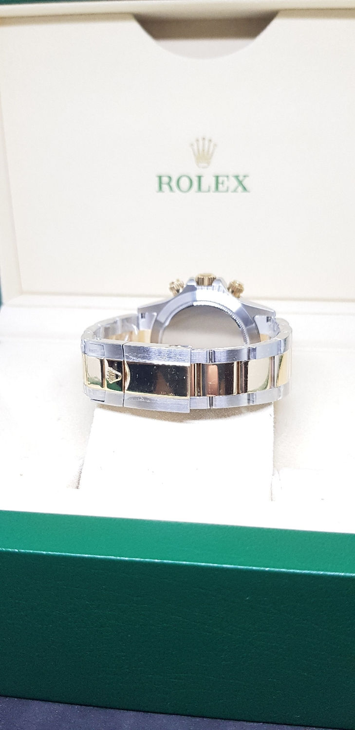 Thumbnail: Rolex Oyster Perpetual 18K Half Gold White MOP Diamonds Daytona REF: 116523