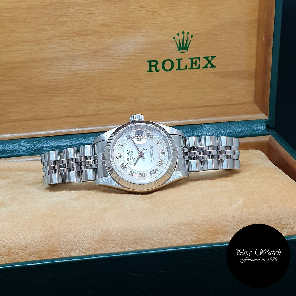 Thumbnail: Rolex Oyster Perpetual Pink MOP Ladies Datejust REF: 79174