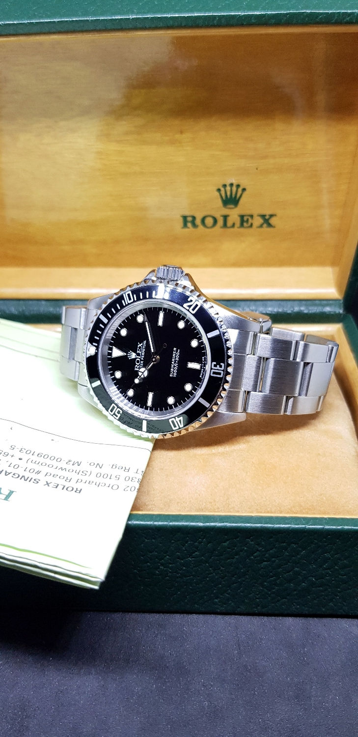 Thumbnail: Rolex Tritum 2 Liner Submariner No Date REF: 14060