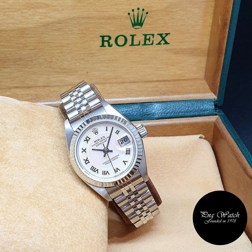 Thumbnail: Rolex Oyster Perpetual Pink MOP Ladies Datejust REF: 79174