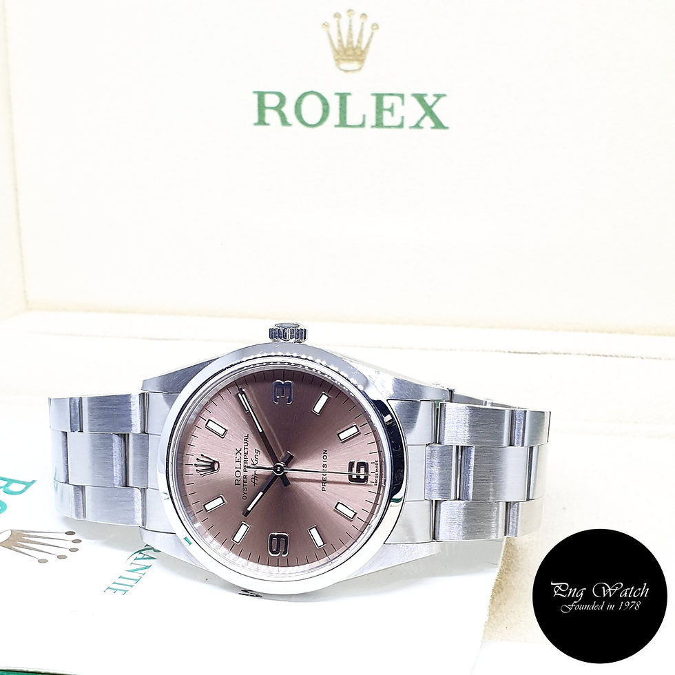 Thumbnail: Rolex Oyster Perpetual 34mm Champagne Brown  Air-King REF: 14000M