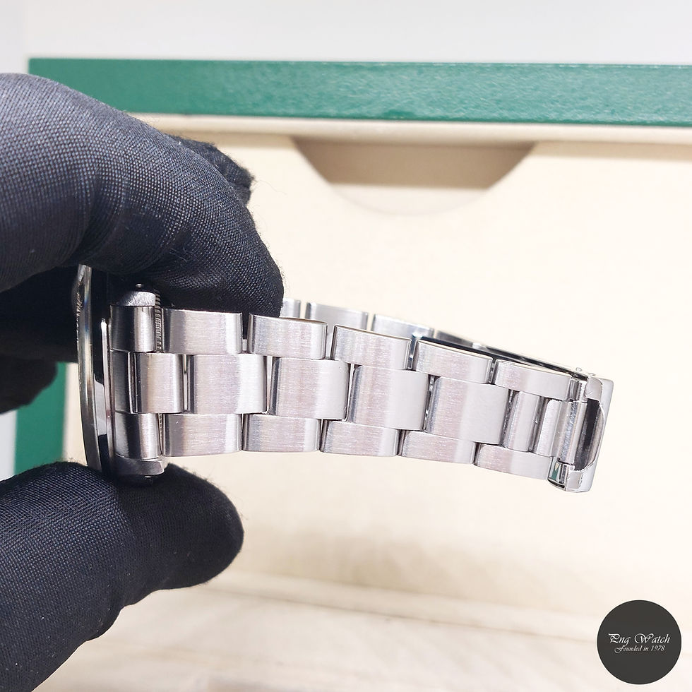 Thumbnail: Rolex 34mm Silver Sticks Dial Oyster Perpetual Date REF: 15000 (7.22 Million)