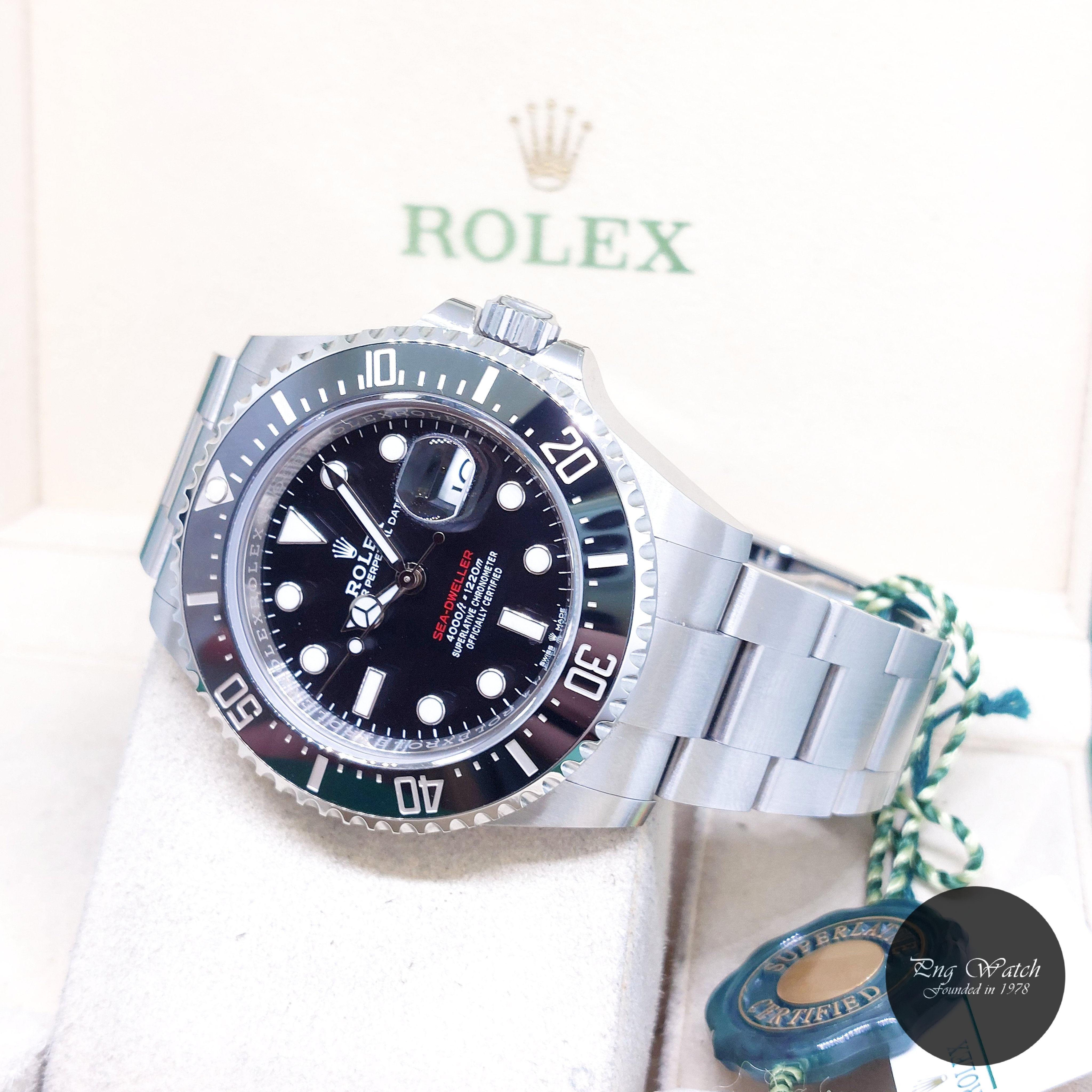 Rolex 43mm MK2 Ceramic Bezel Black Dial Sea Dweller Red REF: 126600 (2018)