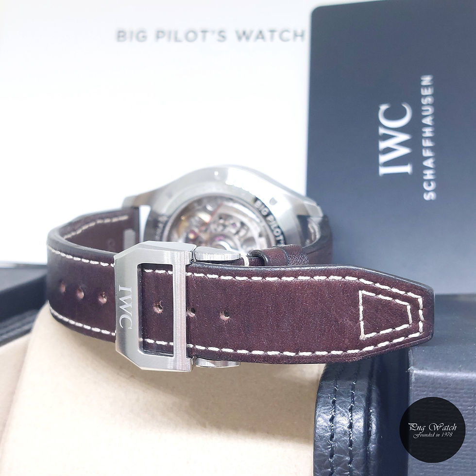Thumbnail: IWC 43mm Black Dial Big Pilot REF: IW329301 (Full Set-2021)