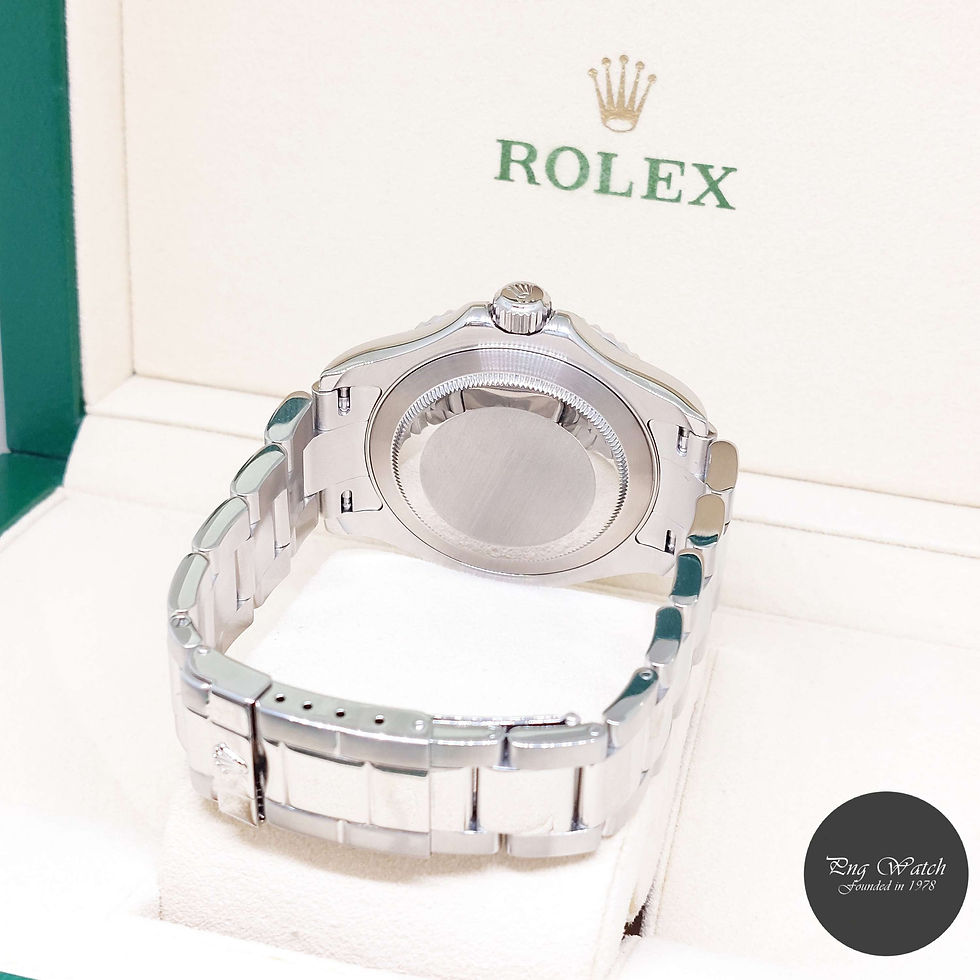 Thumbnail: Rolex 40mm Oyster Perpetual Platinum Dial Yachtmaster REF: 16622 (Z Series)