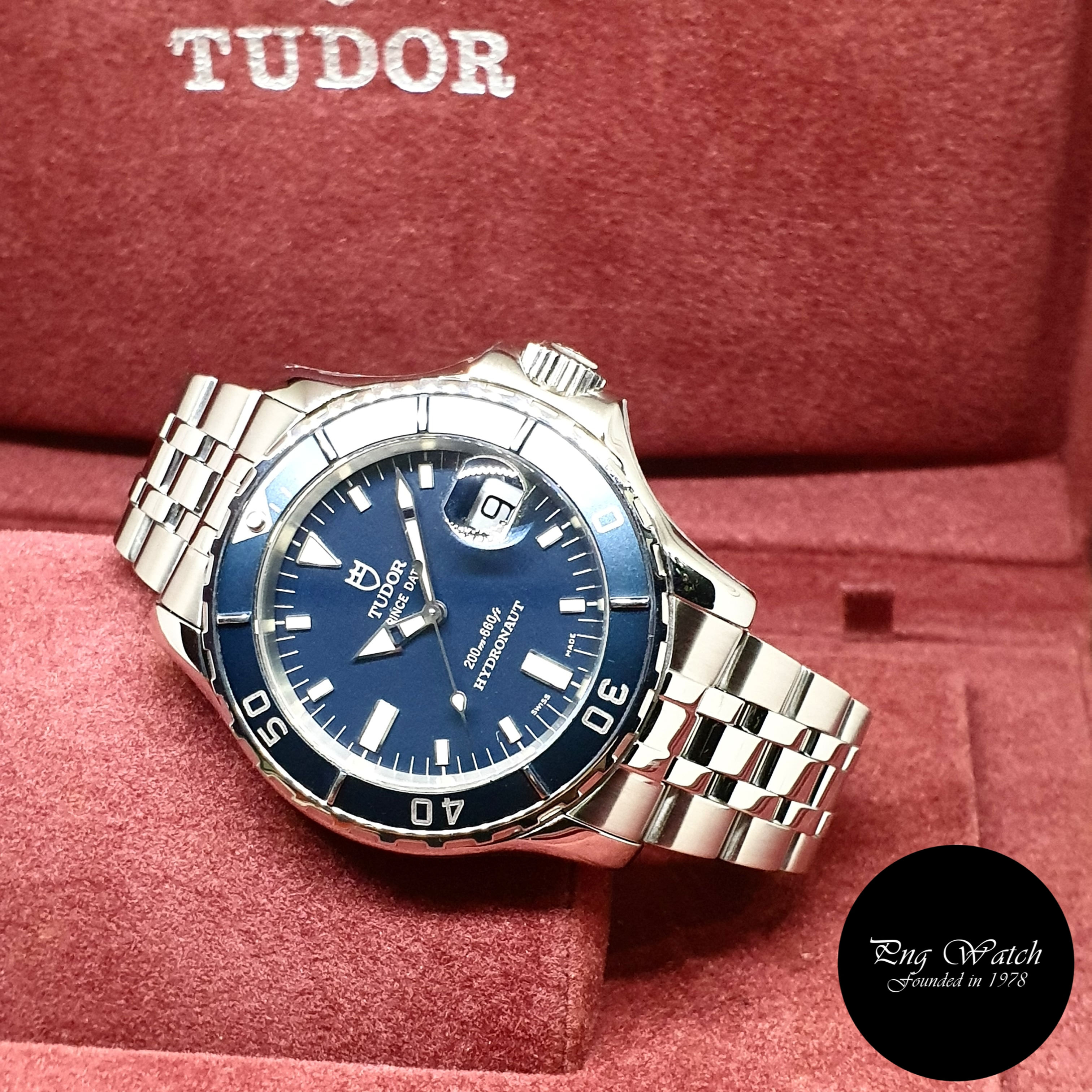 Tudor 40mm Blue Prince Date 200M Hydronaut REF: 89190