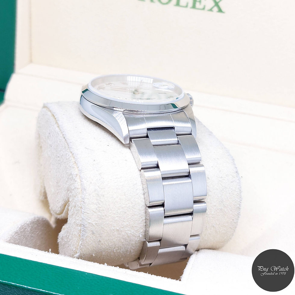 Thumbnail: Rolex 36mm Oyster Perpetual Ivory Jubilee Arabic Dial Datejust REF: 16200 (U)