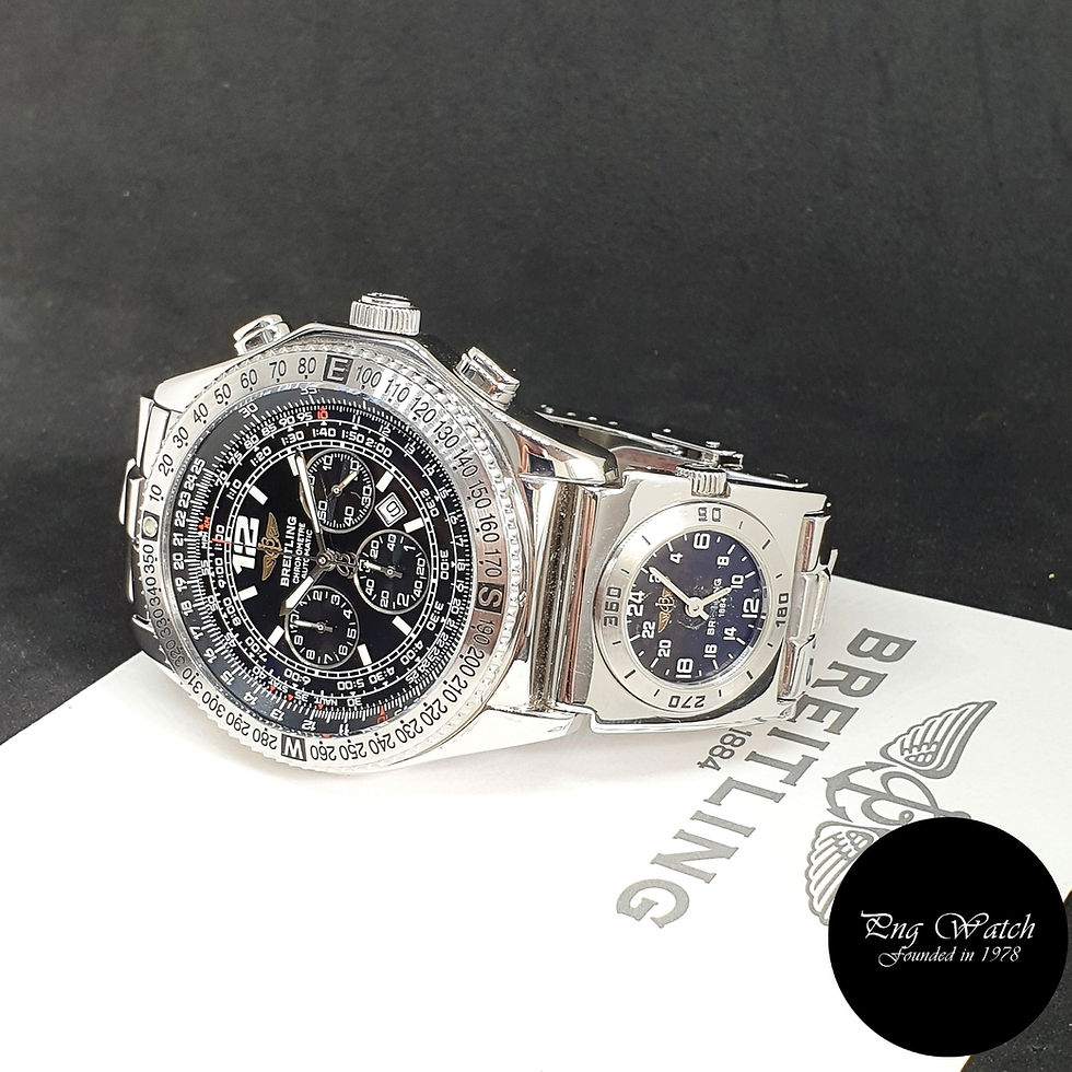 Thumbnail: Breitling Black B2 Bomber UTC Chronograph REF: A42362