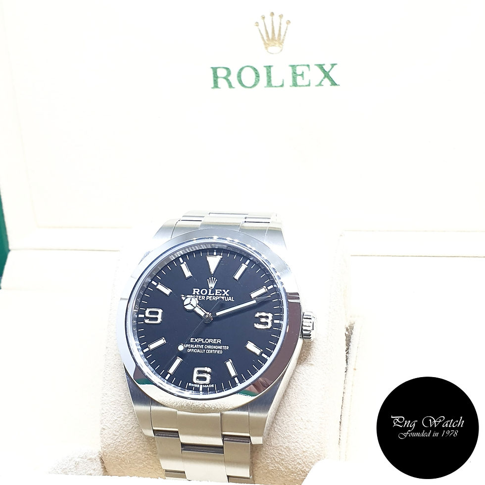 Thumbnail: Rolex Oyster Perpetual 39mm "MK2" Black Explorer One REF: 214270 (2017)