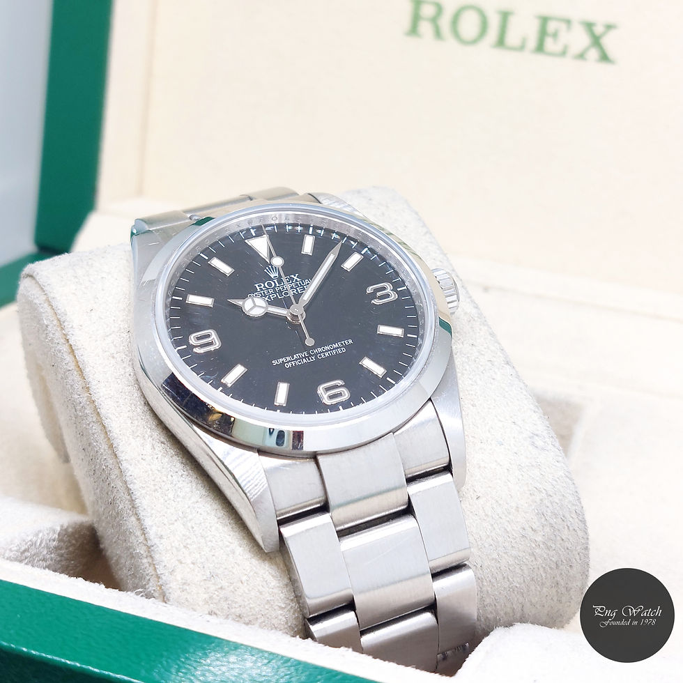 Thumbnail: Rolex 36mm Oyster Perpetual Black Dial Explorer One REF: 114270 (V Series)