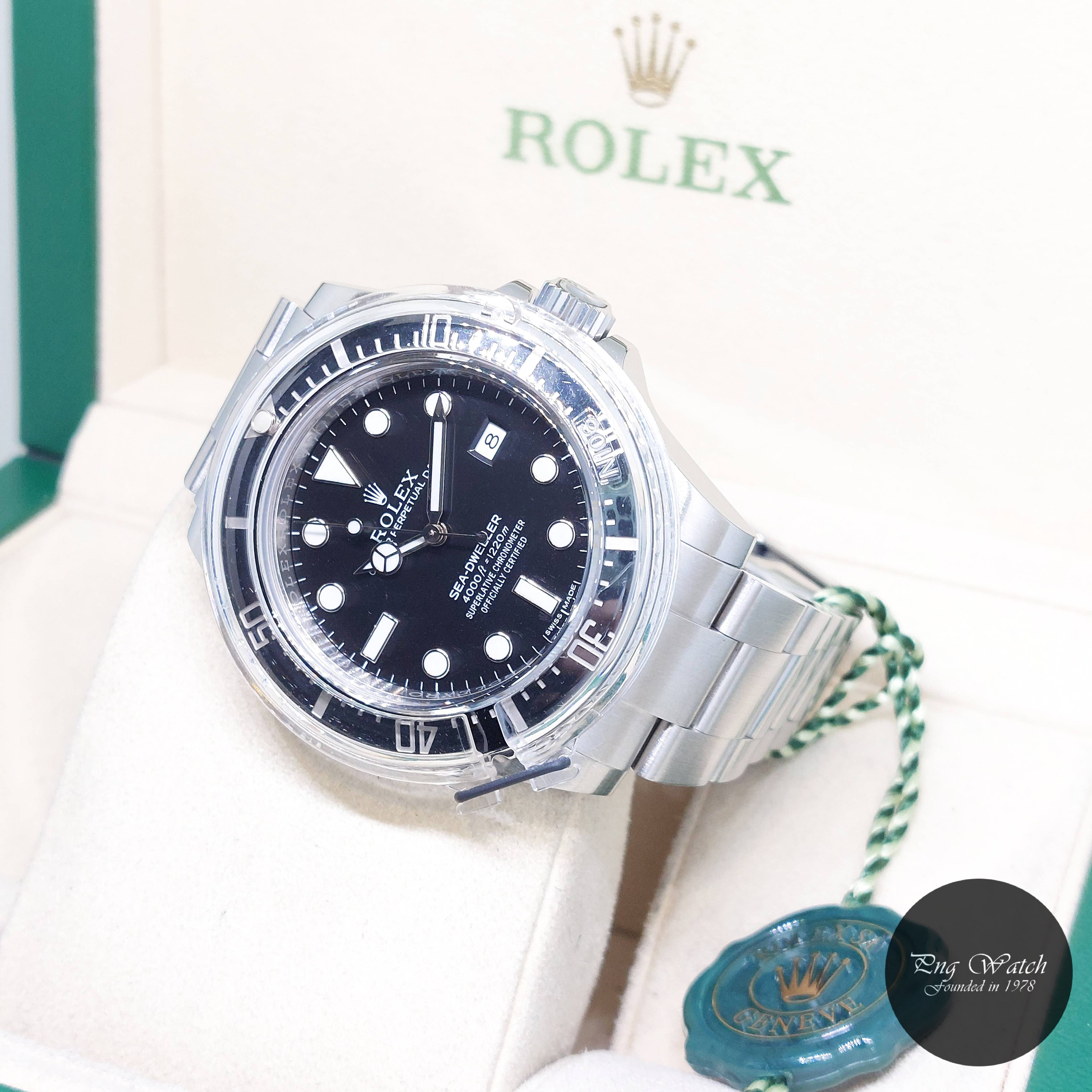 Rolex 40mm Oyster Perpetual Ceramic Black Dial Sea Dweller 4000 REF: 116600 (15)