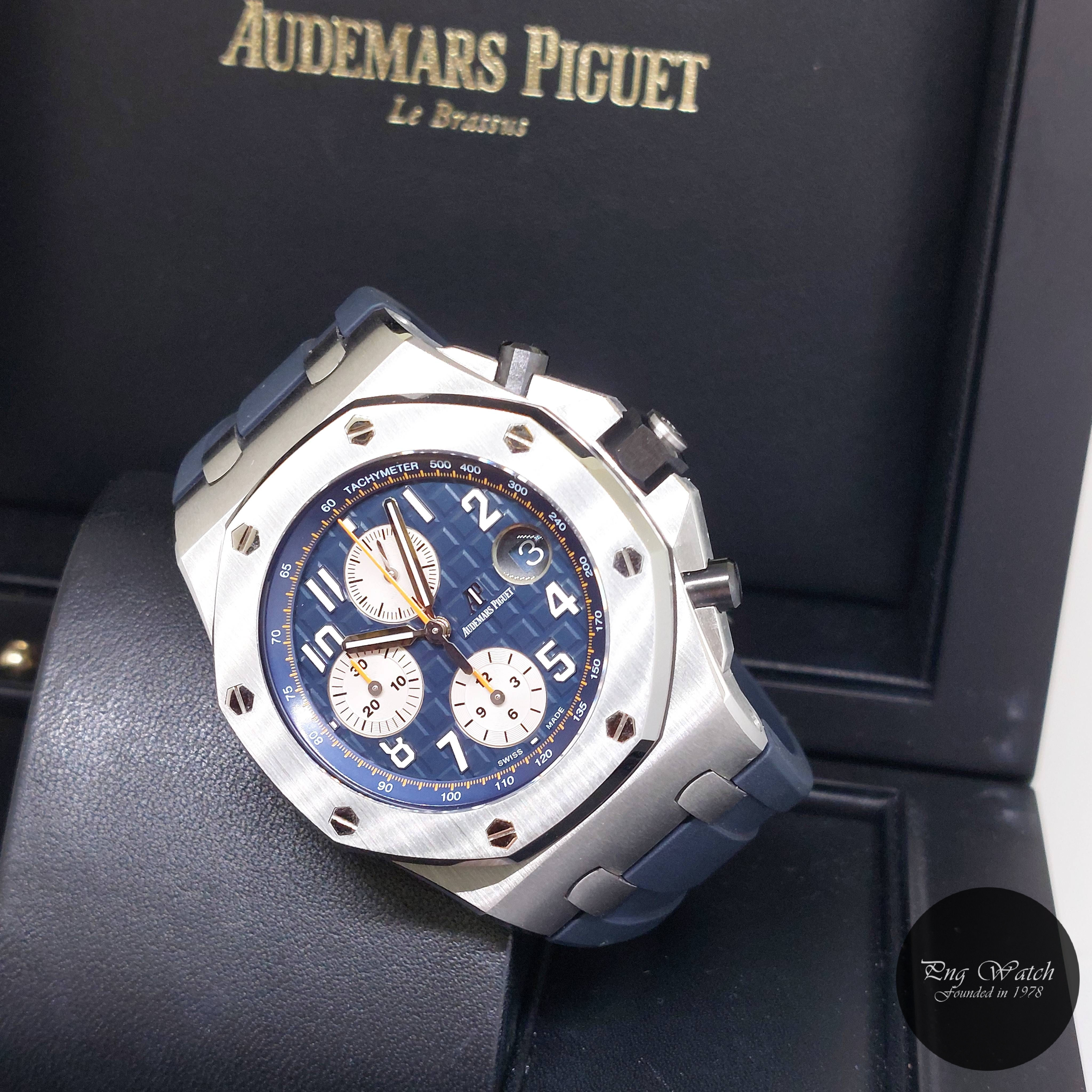 Audemars Piguet 42mm Steel Royal Offshore Navy Chronograph REF: 26470ST (2016)