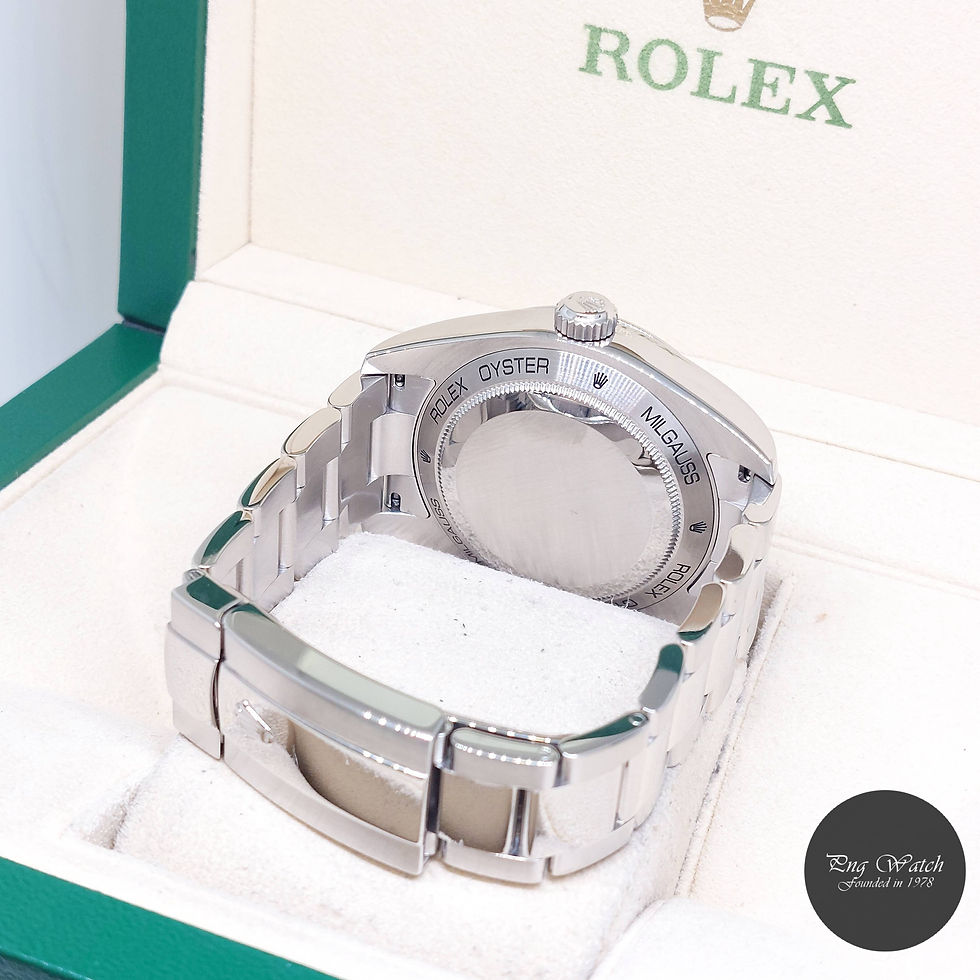 Thumbnail: Rolex 40mm Oyster Perpetual White Dial Milgauss REF: 116400 (V Series)