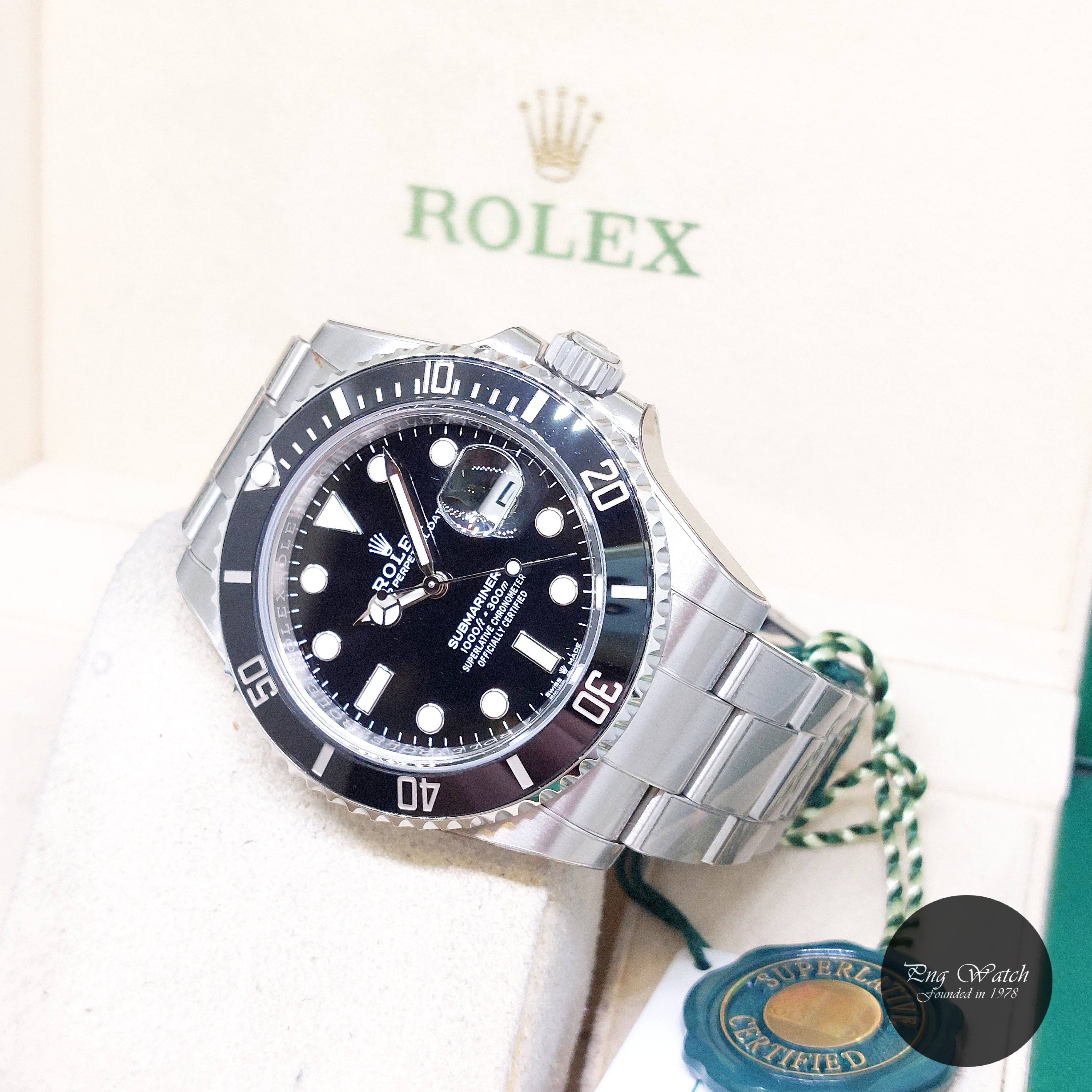 Rolex 41mm Oyster Perpetual Ceramic Bezel Black Submariner Date REF: 126610LN