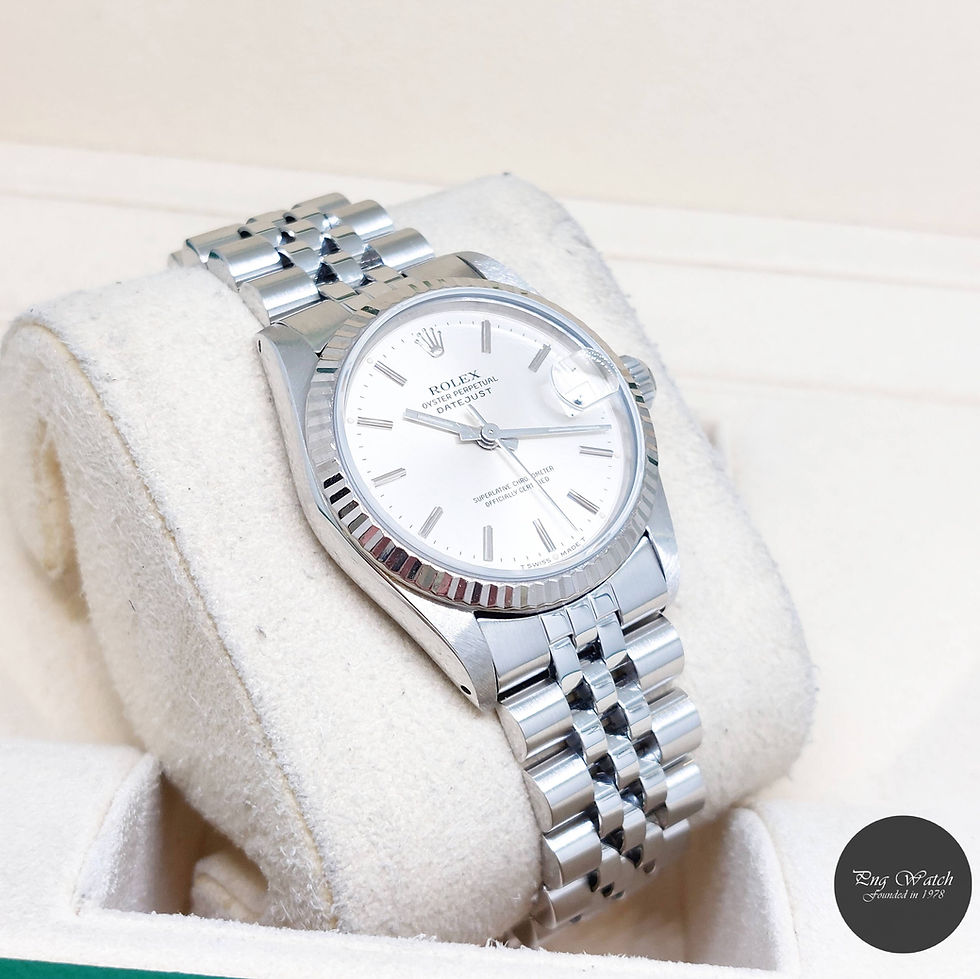 Thumbnail: Rolex 31mm Silver Sticks Dial Datejust REF: 68274 (8.24 Million Series)