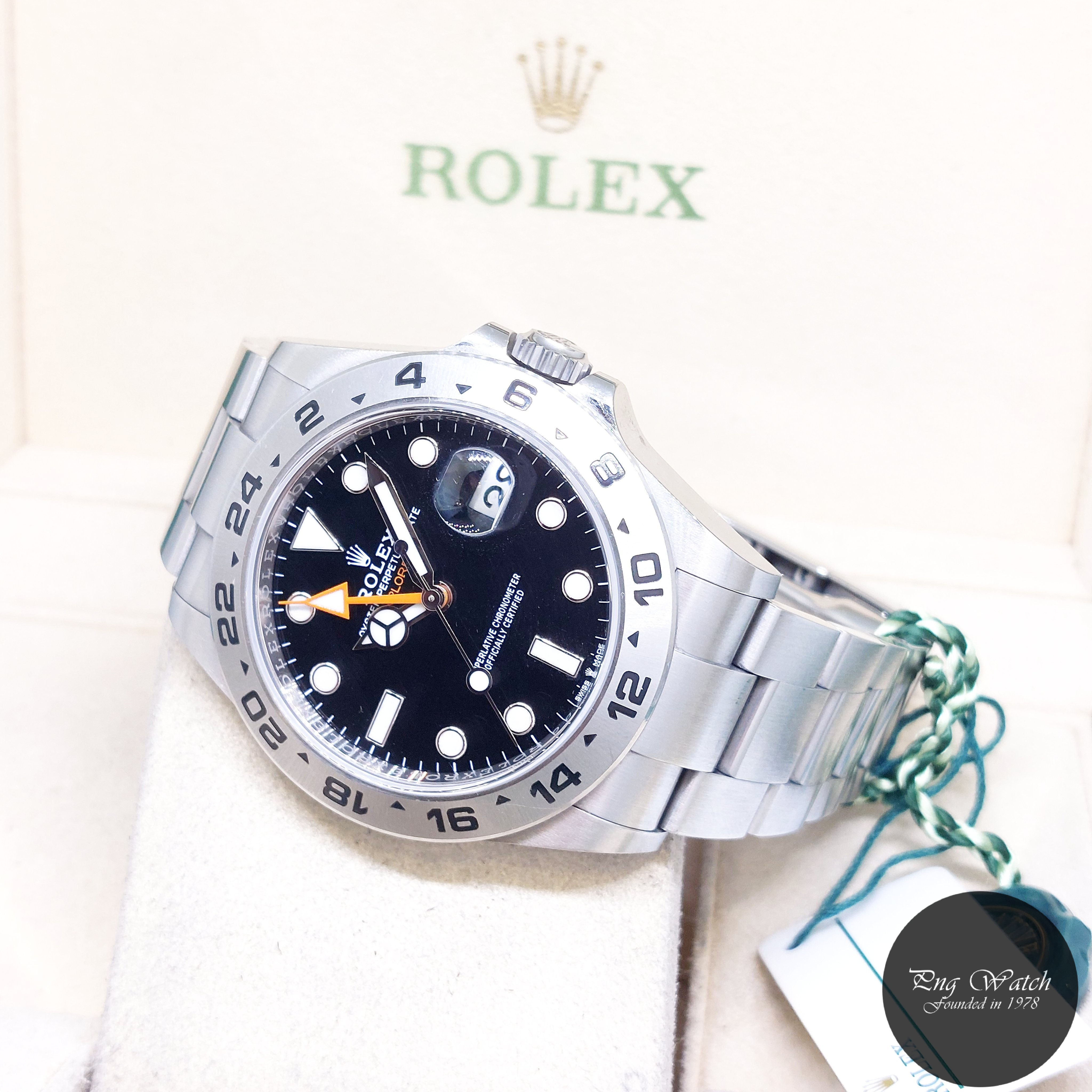 Rolex 42mm Oyster Perpetual Black Dial Explorer 2 REF: 226570 (2021)