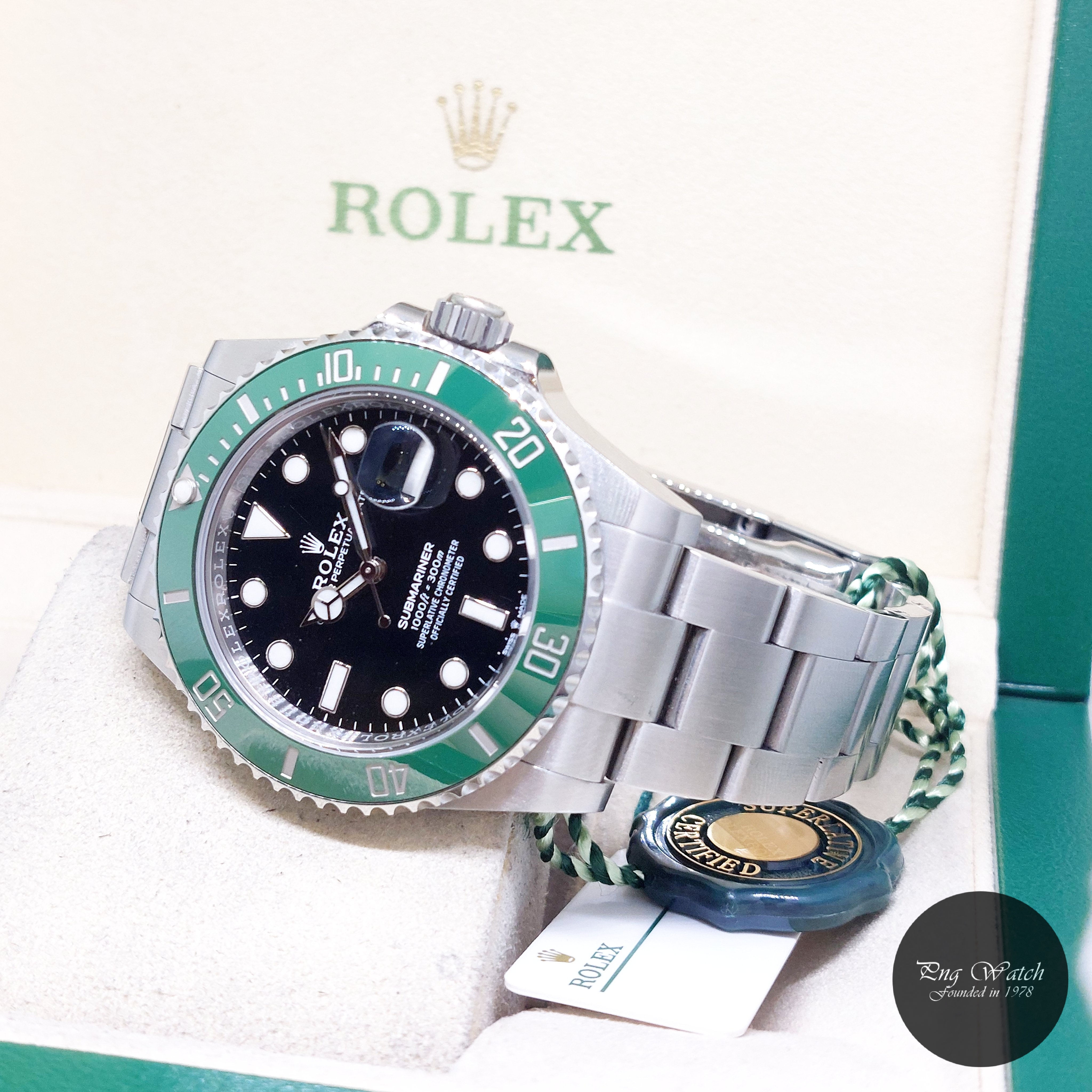 Rolex 41mm Ceramic Green Bezel Black "Starbucks" Submariner REF: 126610LV (2021)