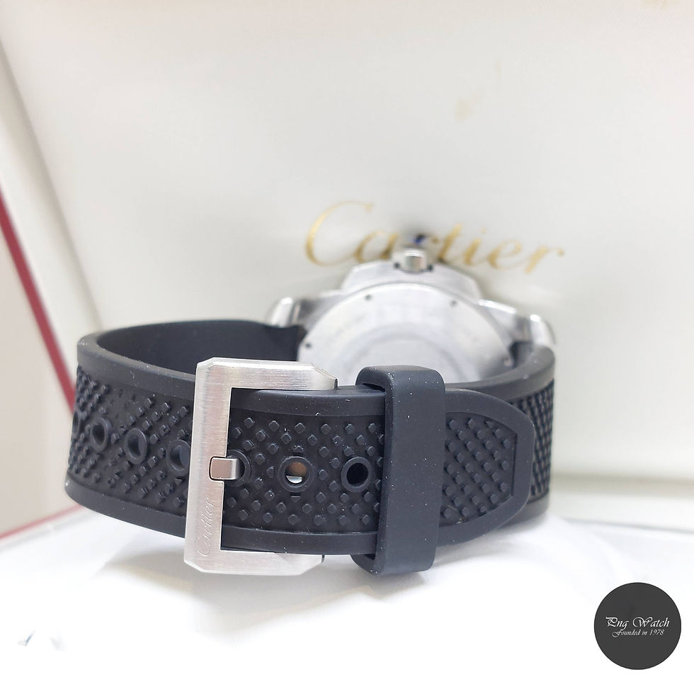 Thumbnail: Cartier 42mm Black Dial De Calibre Cartier Diver REF: W7100056 (Box & Card-2018)