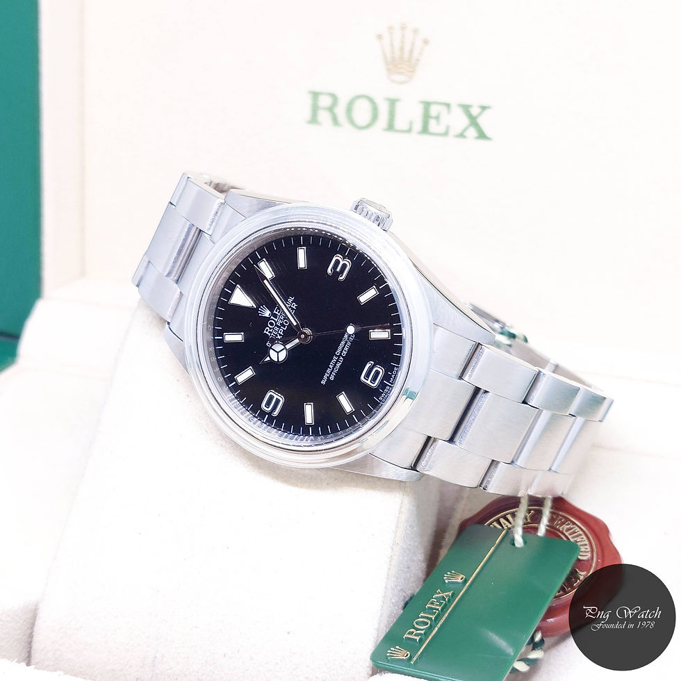 Rolex 36mm Oyster Perpetual Black Dial Explorer One REF: 114270 (V Series)