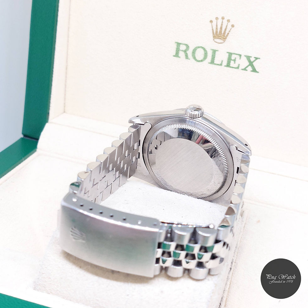 Thumbnail: Rolex 36mm Oyster Perpetual Salmon Pink Roman Dial Datejust REF: 16220 (X)