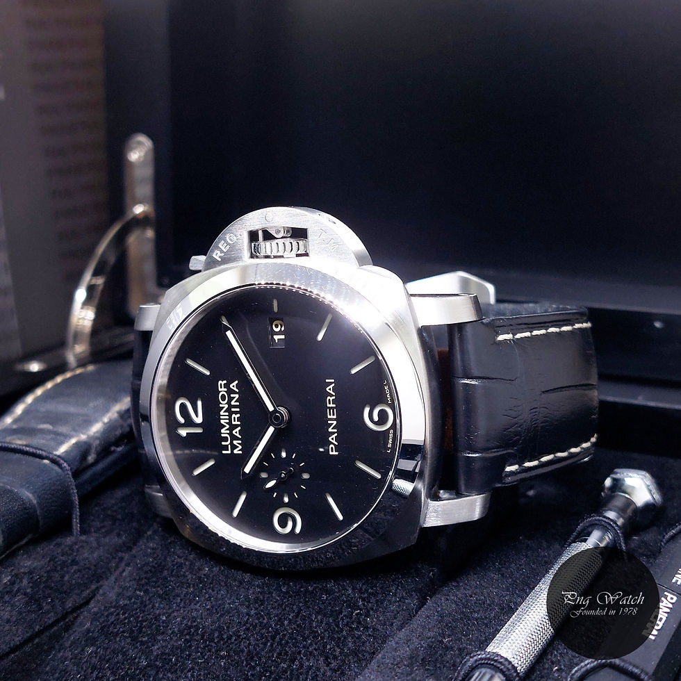 Thumbnail: Panerai 44mm 1950 3 Days Auto Black Dial Luminor Marina PAM312 PAM00312 (2013)