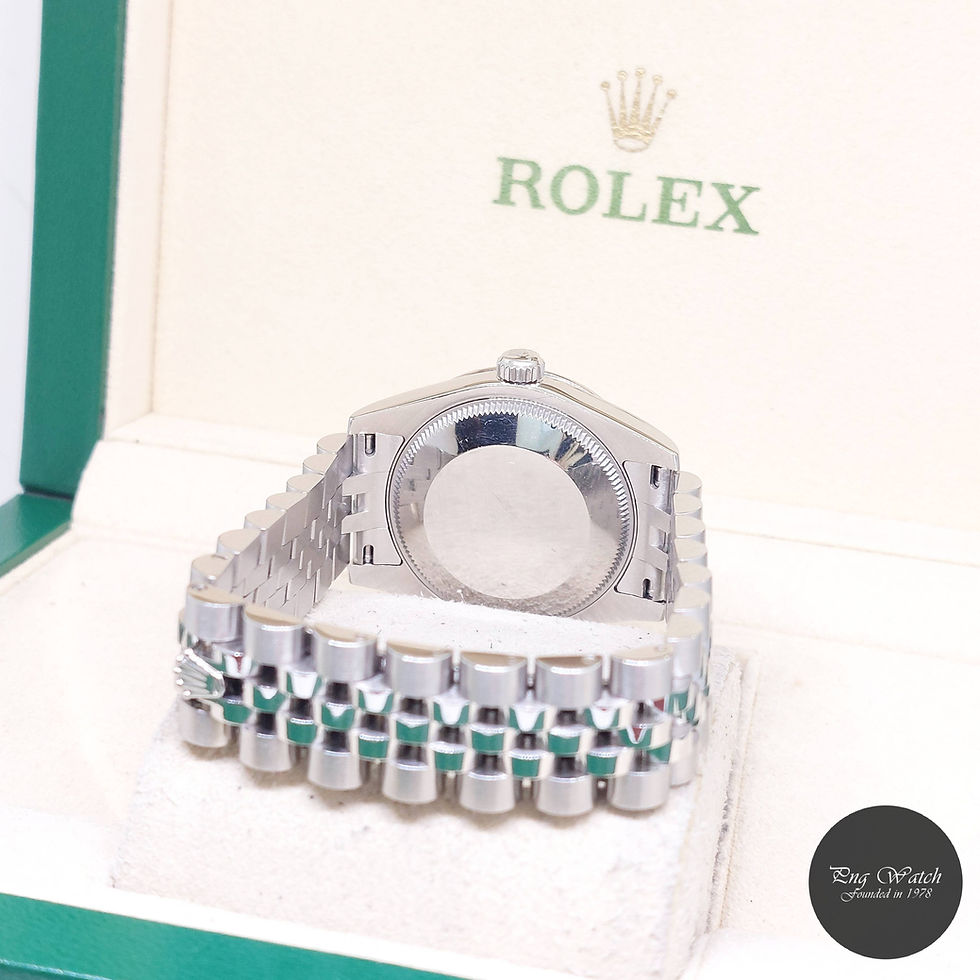 Thumbnail: Rolex 31mm MOP Roman Diamond VI Dial & Diamond Bezel Datejust REF: 178344 (13)