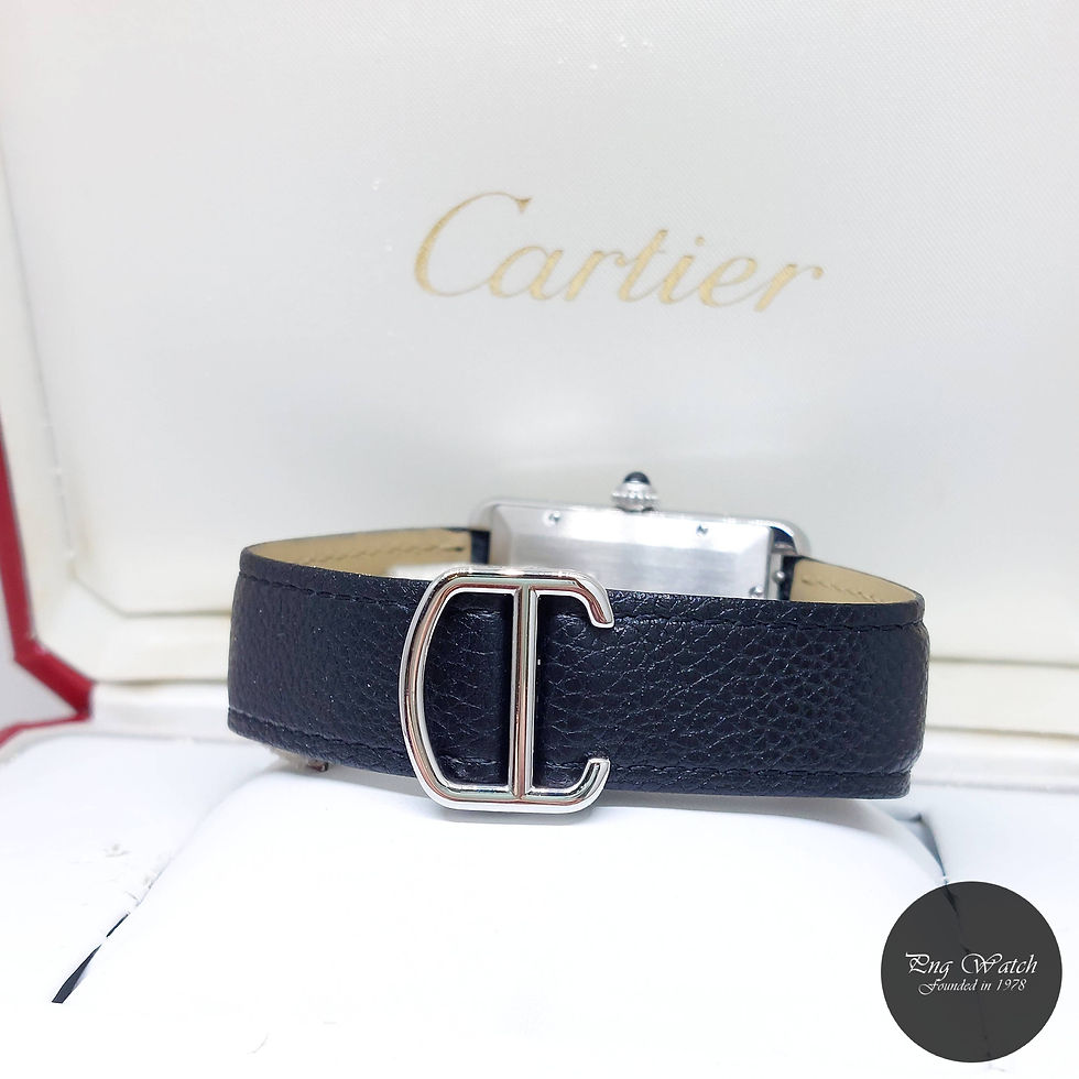 Thumbnail: Cartier 31mm X 41mm Silver Roman Dial Auto Diamonds Set Tank Solo REF: W5200027 