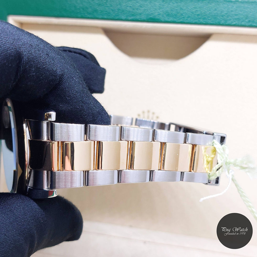 Thumbnail: Rolex 36mm 18K Half Yellow Gold Champagne Diamonds Dial Datejust REF: 116203
