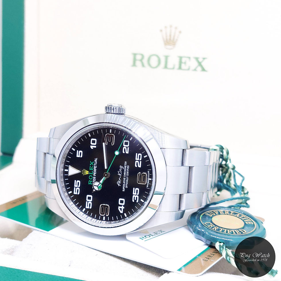 Thumbnail: Rolex 40mm Oyster Perpetual Black Dial Air-King REF: 116900 (Feb 2020)