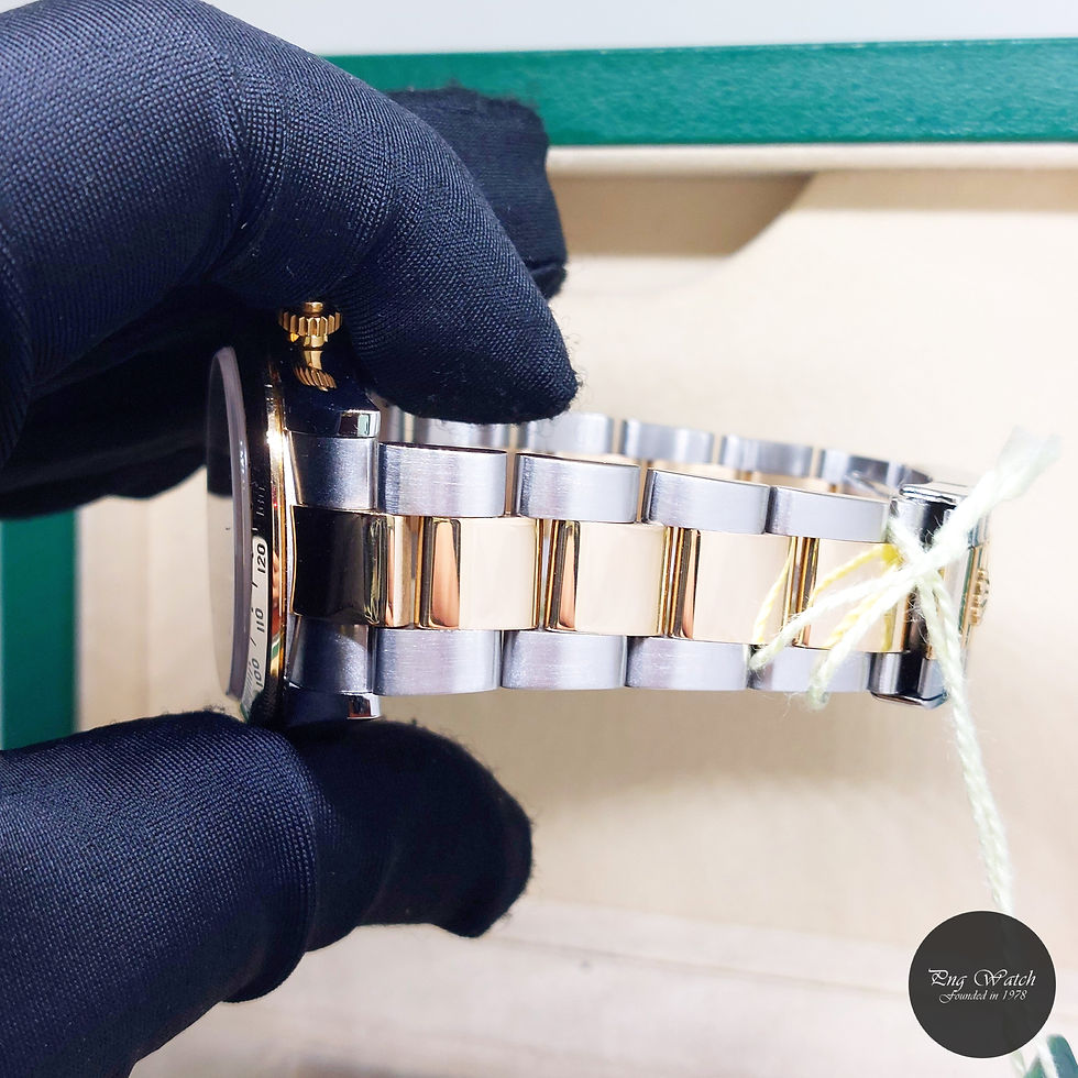 Thumbnail: Rolex 40mm 18K Half Yellow Gold MOP Tahitian Diamonds Daytona REF: 116523 (V)