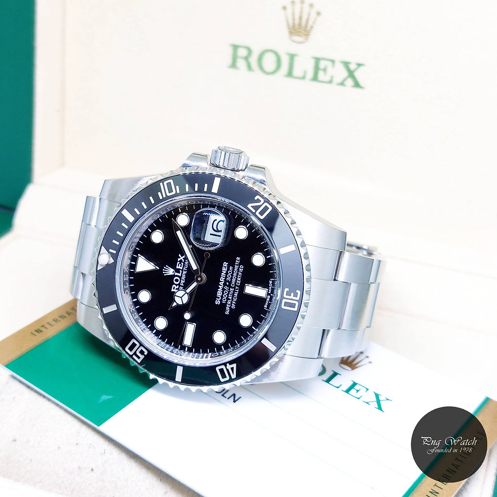 Thumbnail: Rolex 40mm Oyster Perpetual Ceramic Bezel Black Submariner Date REF: 116610LN