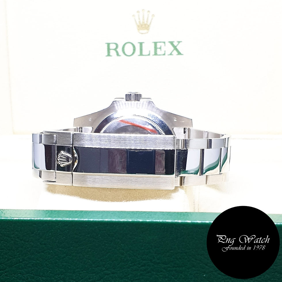 Thumbnail: Rolex OP 18K White Gold "Smurf" Serti Diamonds Submariner REF: 116619LB