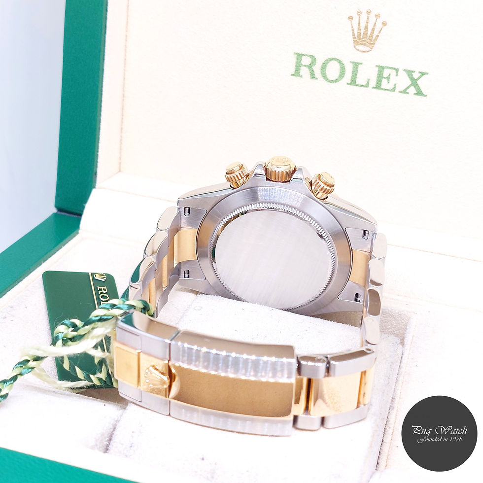 Thumbnail: Rolex 40mm 18K Half YG MOP Tahitian Diamonds Dial Daytona REF: 116523 (2012)