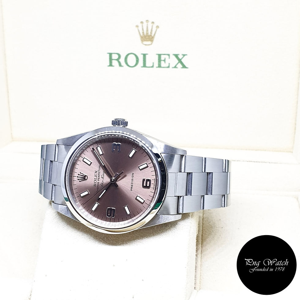 Thumbnail: Rolex Oyster Perpetual 34mm Champagne Brown  Air-King REF: 14000M