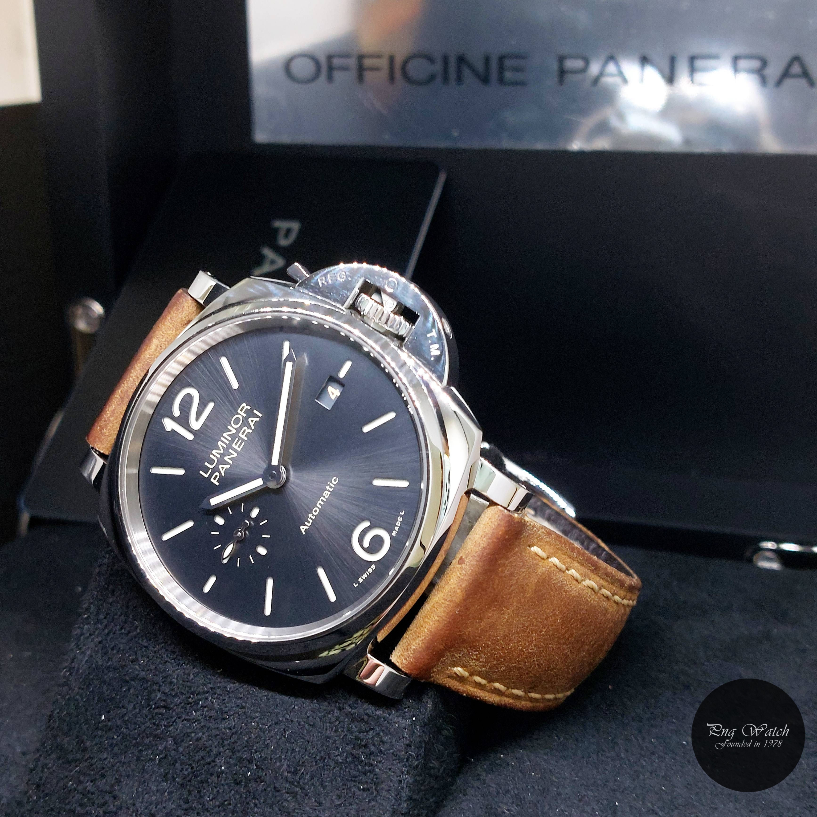 Panerai 42mm Grey Dial Luminor Due PAM904 PAM00904 (Full Set-2019)
