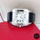 Thumbnail: Cartier 51mm X 41mm Silver Opaline Dial Santos 100 Large REF: W20073X8 (FS)
