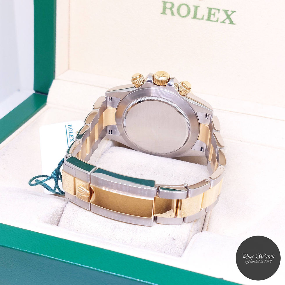 Thumbnail: Rolex 40mm 18K Half Yellow Gold Black Diamonds Dial Daytona REF: 116503 (2017)