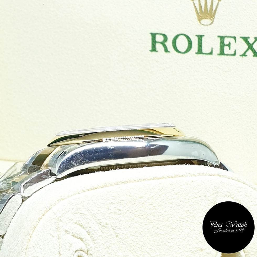 Thumbnail: Rolex Oyster Perpetual 36mm 18K Half Gold Silver Arabic Datejust REF: 116203 (G)