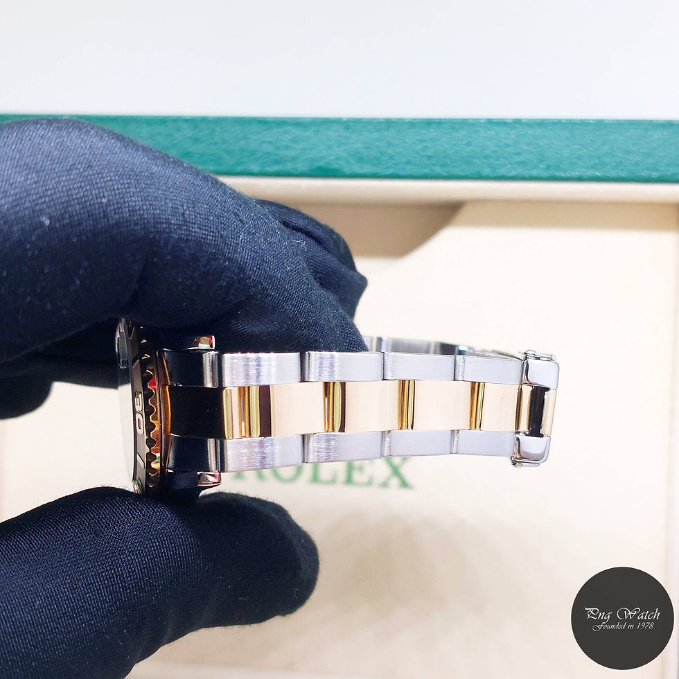 Thumbnail: Rolex 29mm 18K Half Yellow Gold Blue Dial Lady Yachtmaster REF: 169623 (P)