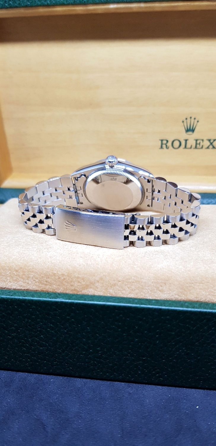Thumbnail: Rolex Oyster Perpetual White MOP Datejust REF: 68274
