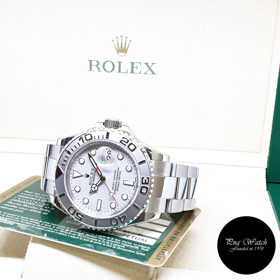 Thumbnail: Rolex Oyster Perpetual 40mm Platinum Yachtmaster REF: 16622 (2008)
